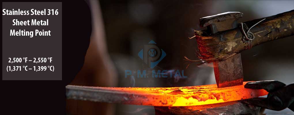 Stainless Steel 316 Sheet Metal Melting Point