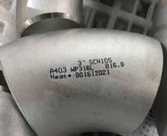 316L Stainless Steel Pipe Fittings