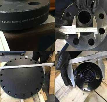 ASTM A105 Flange Material Testing and Inspection