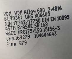 ASTM B 168 Inconel 600 Shim Sheet