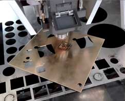 Brass Plate Laser Cutting