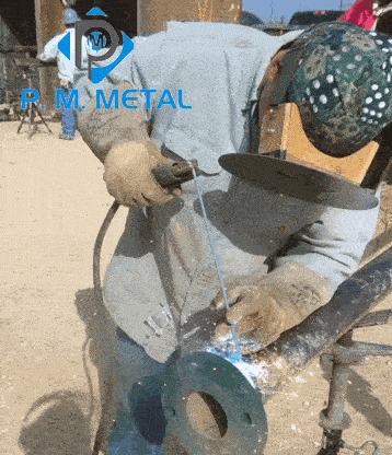 How to weld galvanized steel pipes