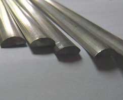 ASTM B164 Alloy 400 Half Round Bar