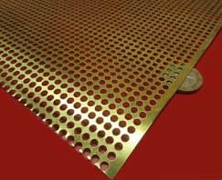 Perforated Brass Sheet