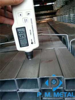 SS Grade 202 Rectangular Tube Guage Chart