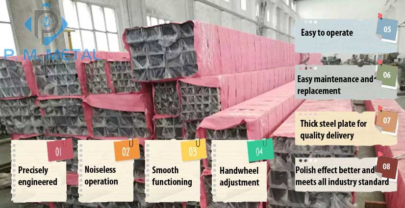 Stainless Steel Square Pipe Polishing Machine