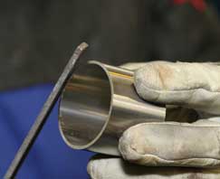 SS grade 1.4948 Polished Pipe