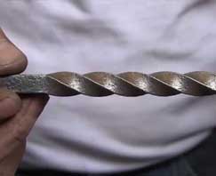 Stainless Steel Twisted Square Bar