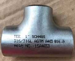 SUS 316 Straight Tee