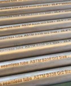 OD2.5inches GR2 seamless titanium tube pipe for motor exhaust pipe