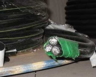 Underground Aluminum Wires